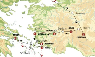 Gran Turquía, Rodas y Atenas: Un Viaje Inolvidable de 13 Días